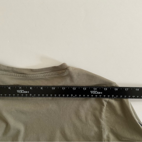 Volcom Farm to Yarn Long Sleeve Crop Tee XS Green Organic Cotton Long Sleeve Top - Picture 7 of 8